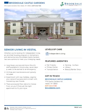 Icon of Community Brochure
