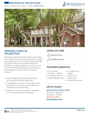 Icon of Community Brochure