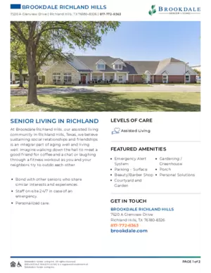 Icon of Community Brochure